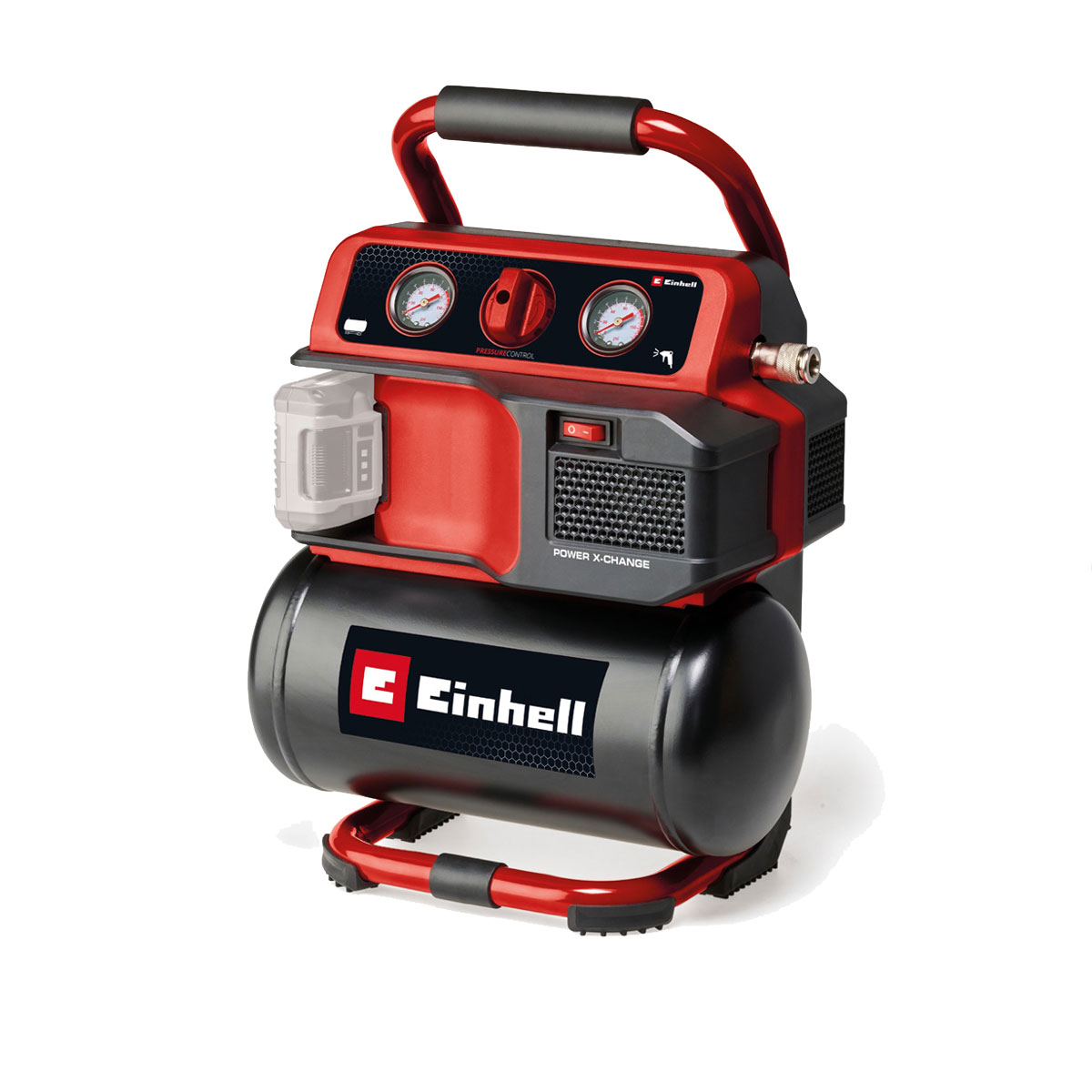 Portable battery-powered compressor liters Einhell TE-AC 18/75