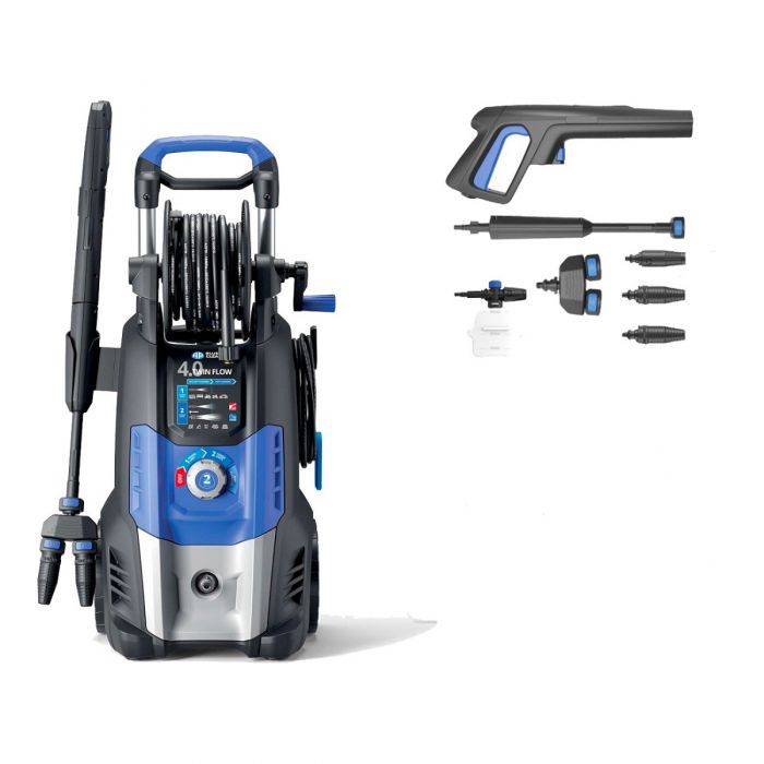 Annovi Reverberi 4.0 Twin Flow Dualtech Cold Water Pressure Washer – 150 Bar, 3 HP, Semi-Professional