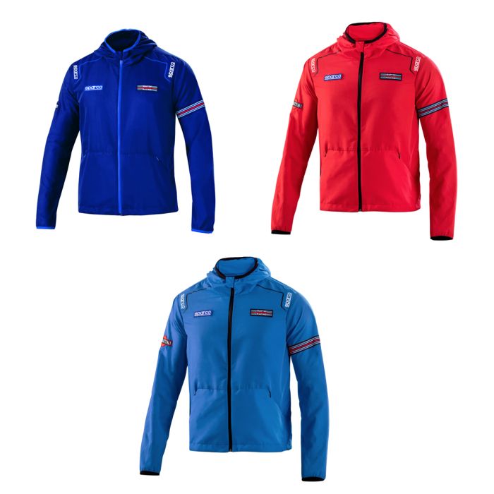 Giacca Antivento Sparco Teamwork - Blu, Taglia L - Unisex, Impermeabile