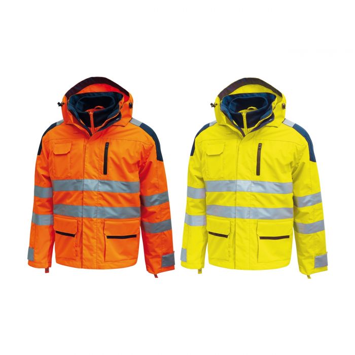 U-Power Backer waterproof high visibility jacket only £
