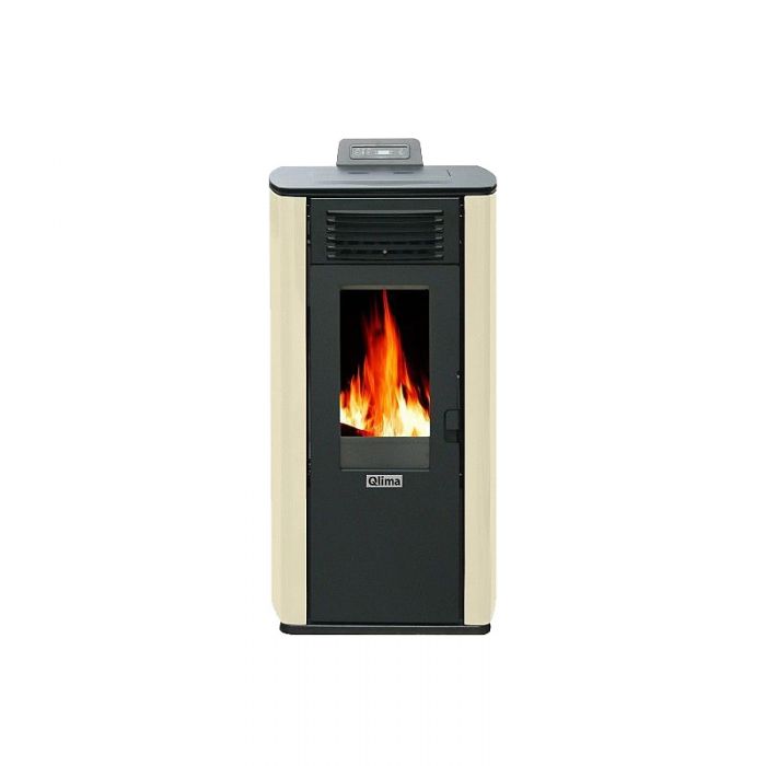 Qlima Fiorina 74 S-LINE Pellet stove Ivory 8.24 kW - Refurbished 2 only £  950