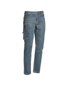 Starter Pantalón De Trabajo Stretch Gris – Industrial IS-08738/080-L – Elástico, Resistente Y Cómodo Para Jornadas Largas (Talla L)