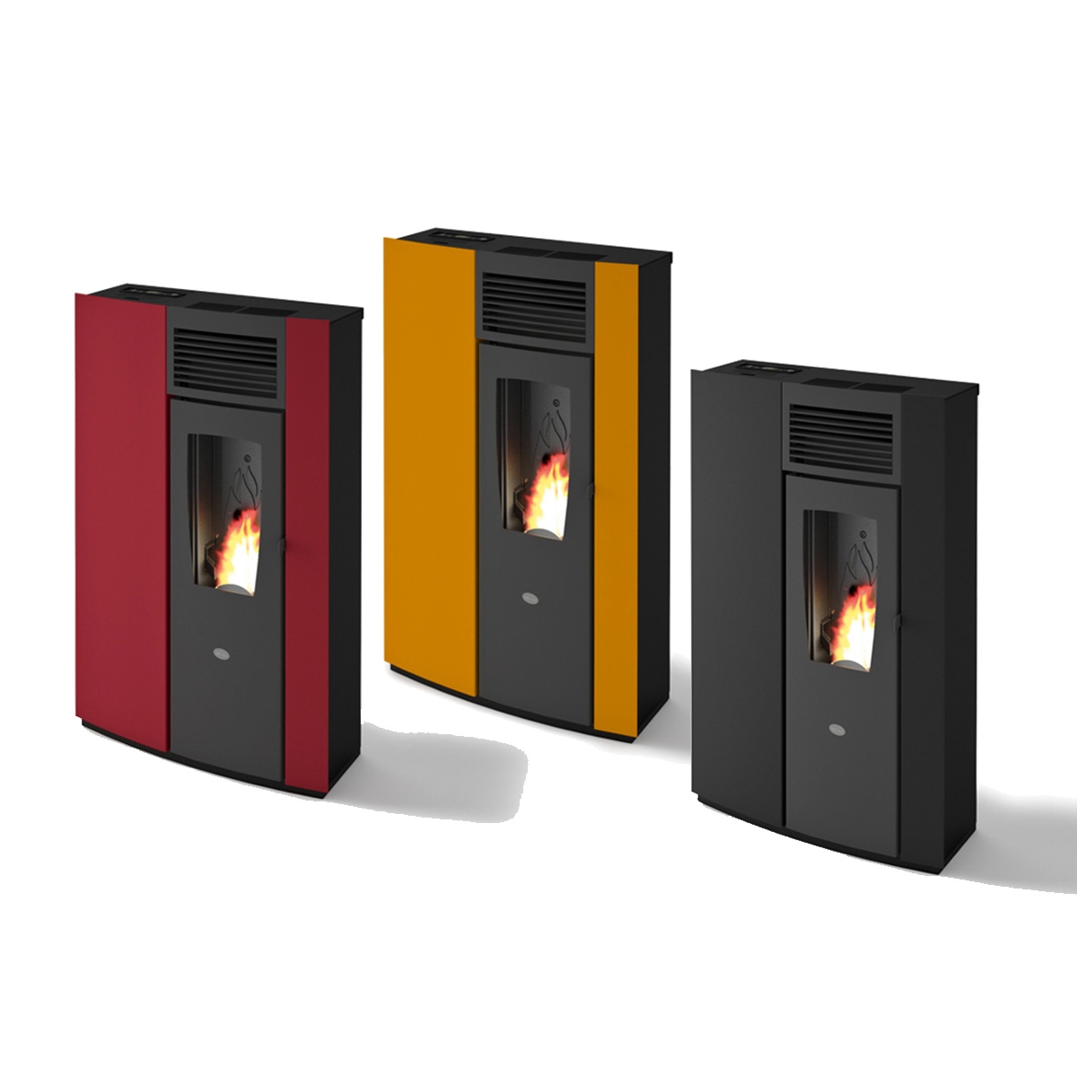 Eva Calor Perla | 7,5 kW Slim pellet stove only £ 1277.06